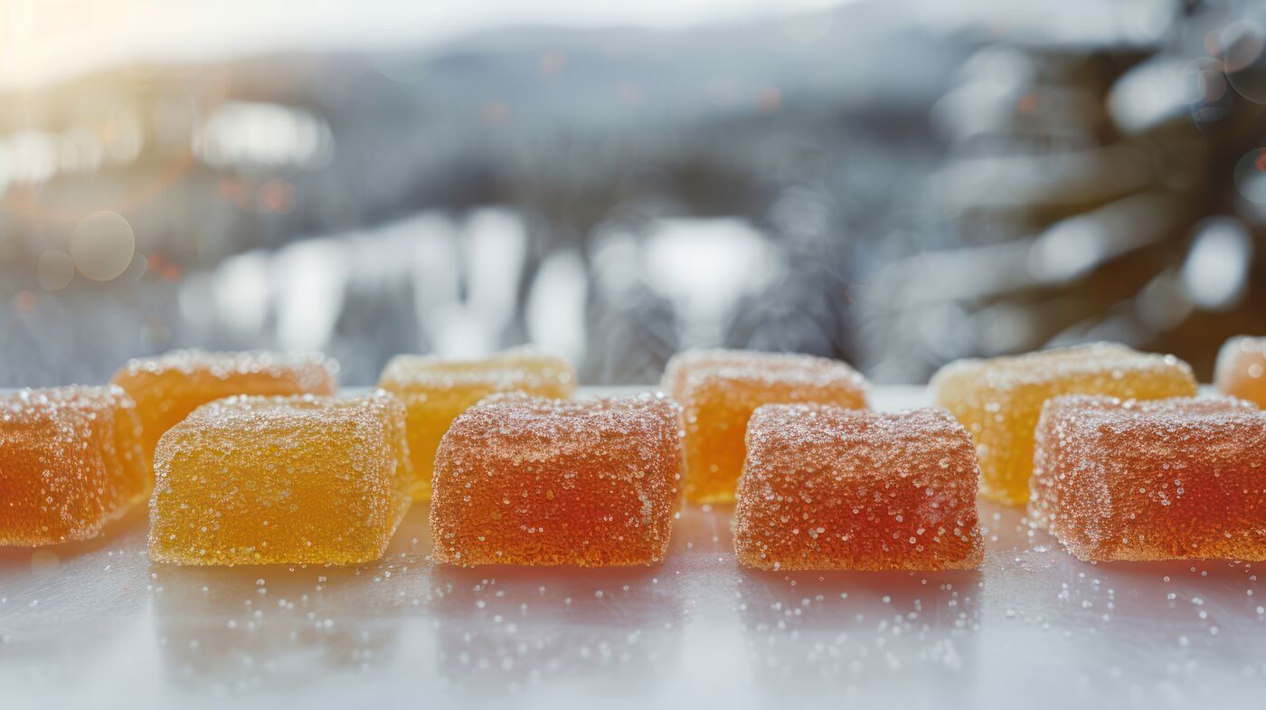 Assorted THC edible gummies