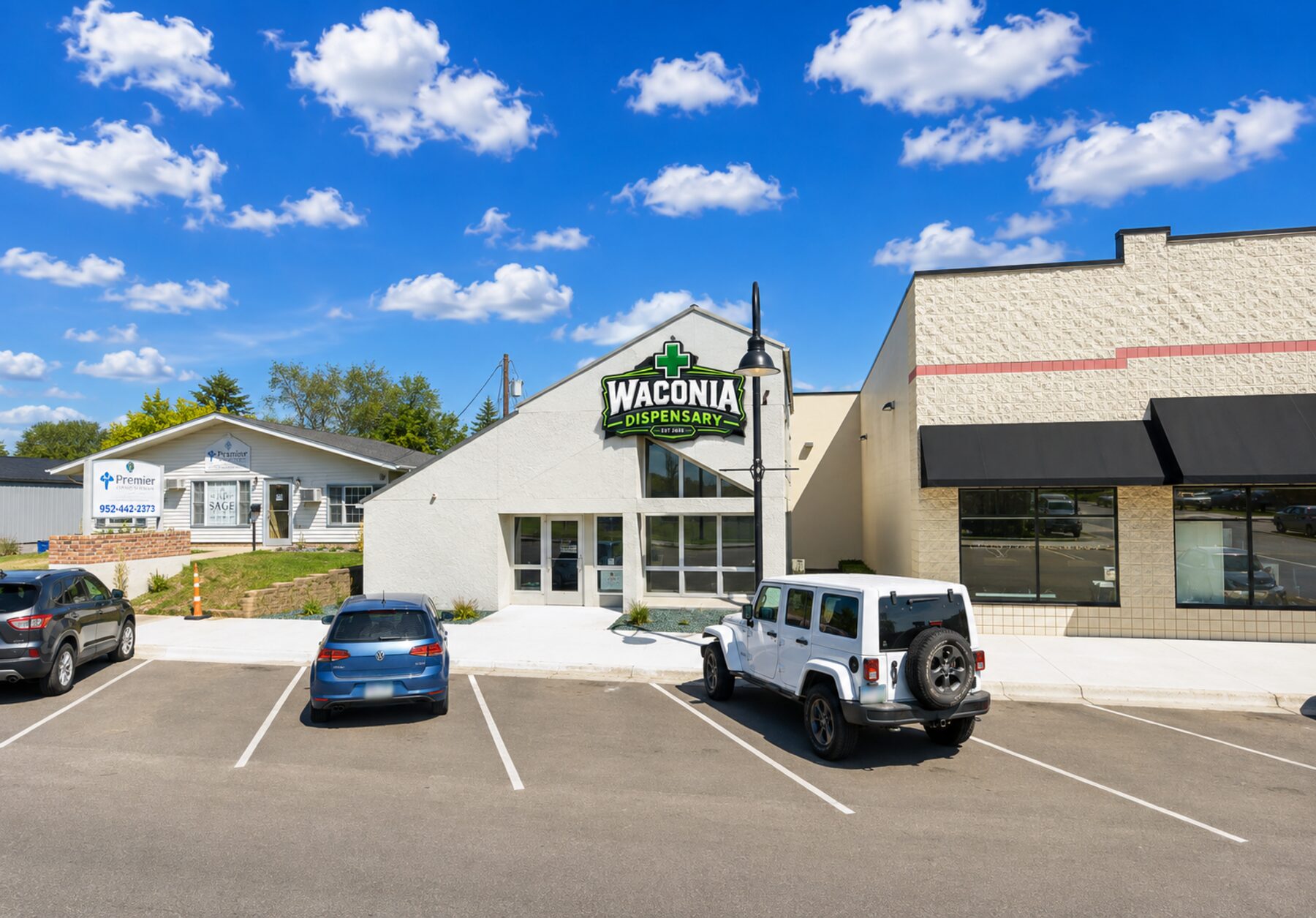 Waconia Dispensary storefront at 212 W Main Street in Waconia, MN